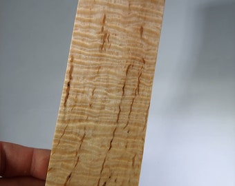 Stabilized curly/ambrosia Maple knife blocks.