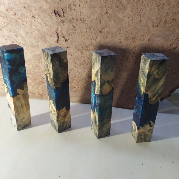 Premium buckeye burl hybrid pen blanks