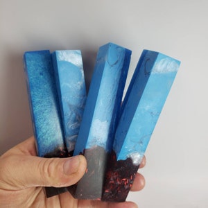 100% Alumilite faux burl pen blanks.
