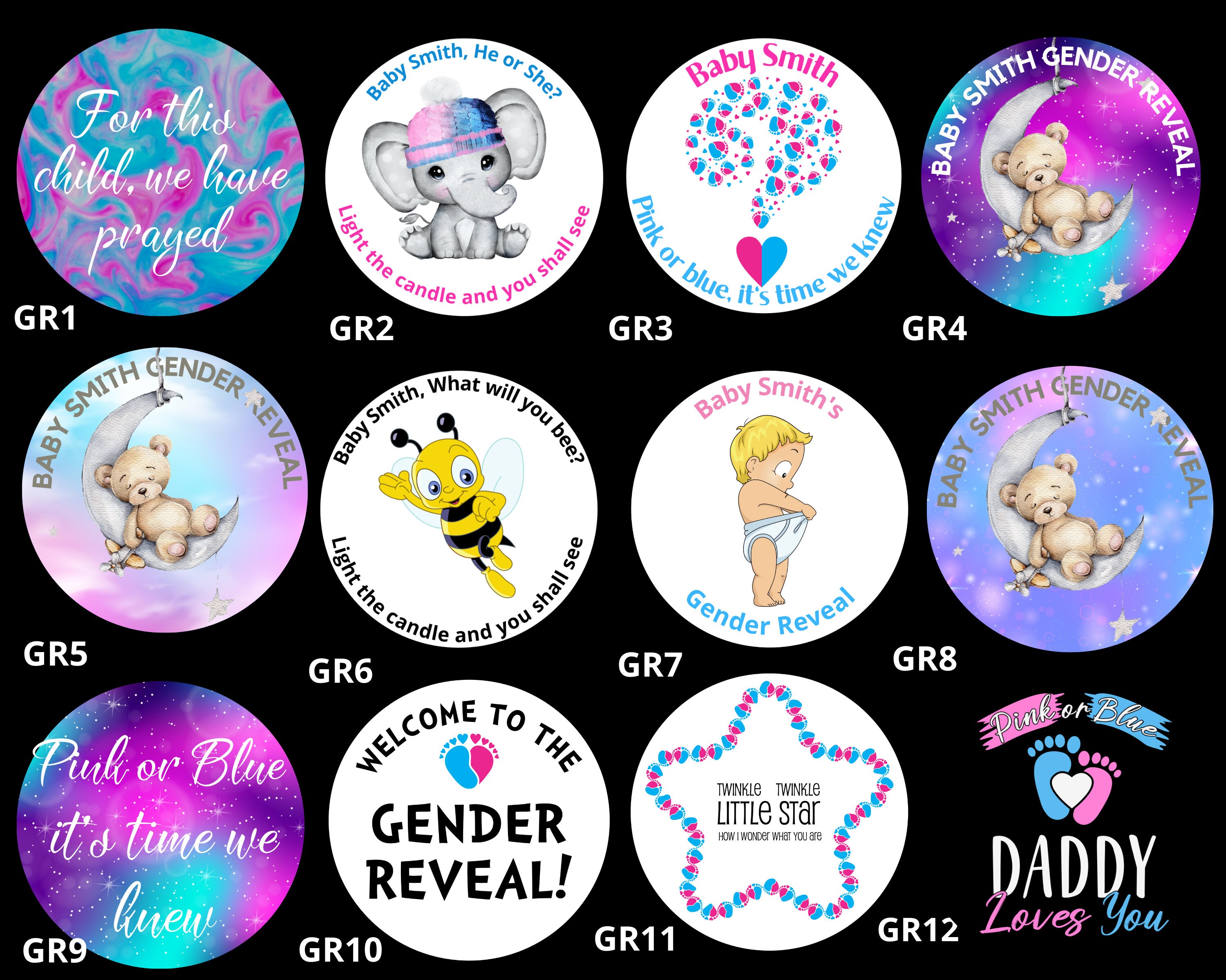 Gender Reveal Ideas Pregnancy Surprise Fathers Day Gift | Etsy