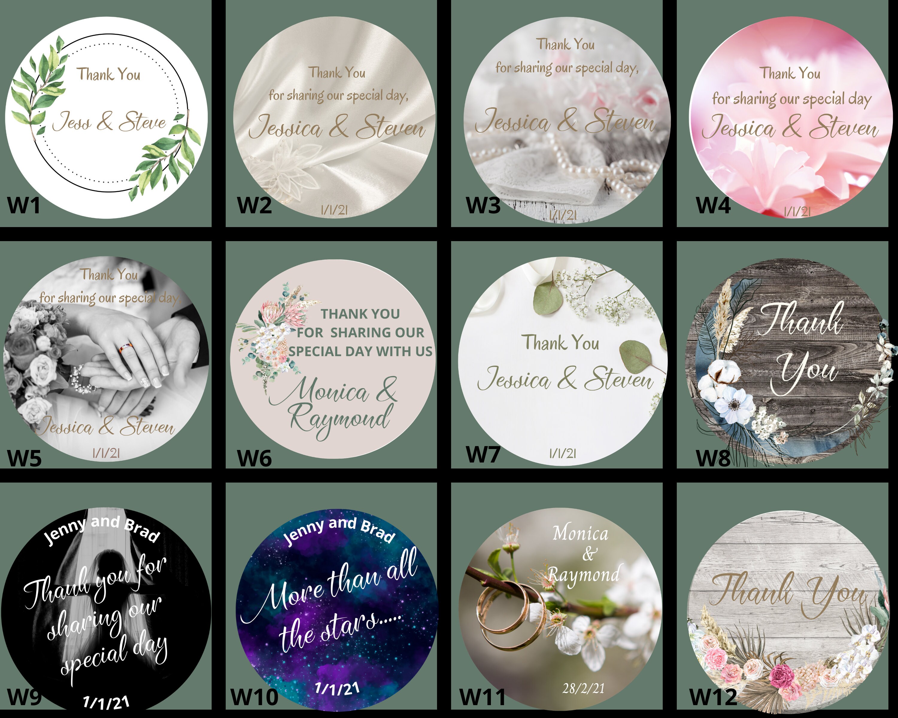 Candle Wedding Favor with Custom Candle Labels Etsy