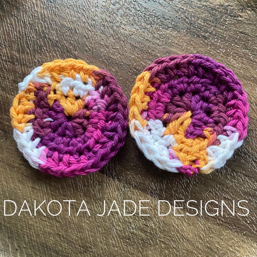 2 Cotton Coasters, Crochet Car Coasters, Soft Car Coasters, Soft