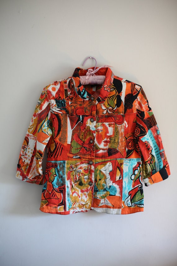 Picasso Denim Style Jacket