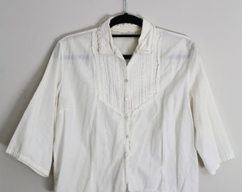 Vintage Victorian White blouse