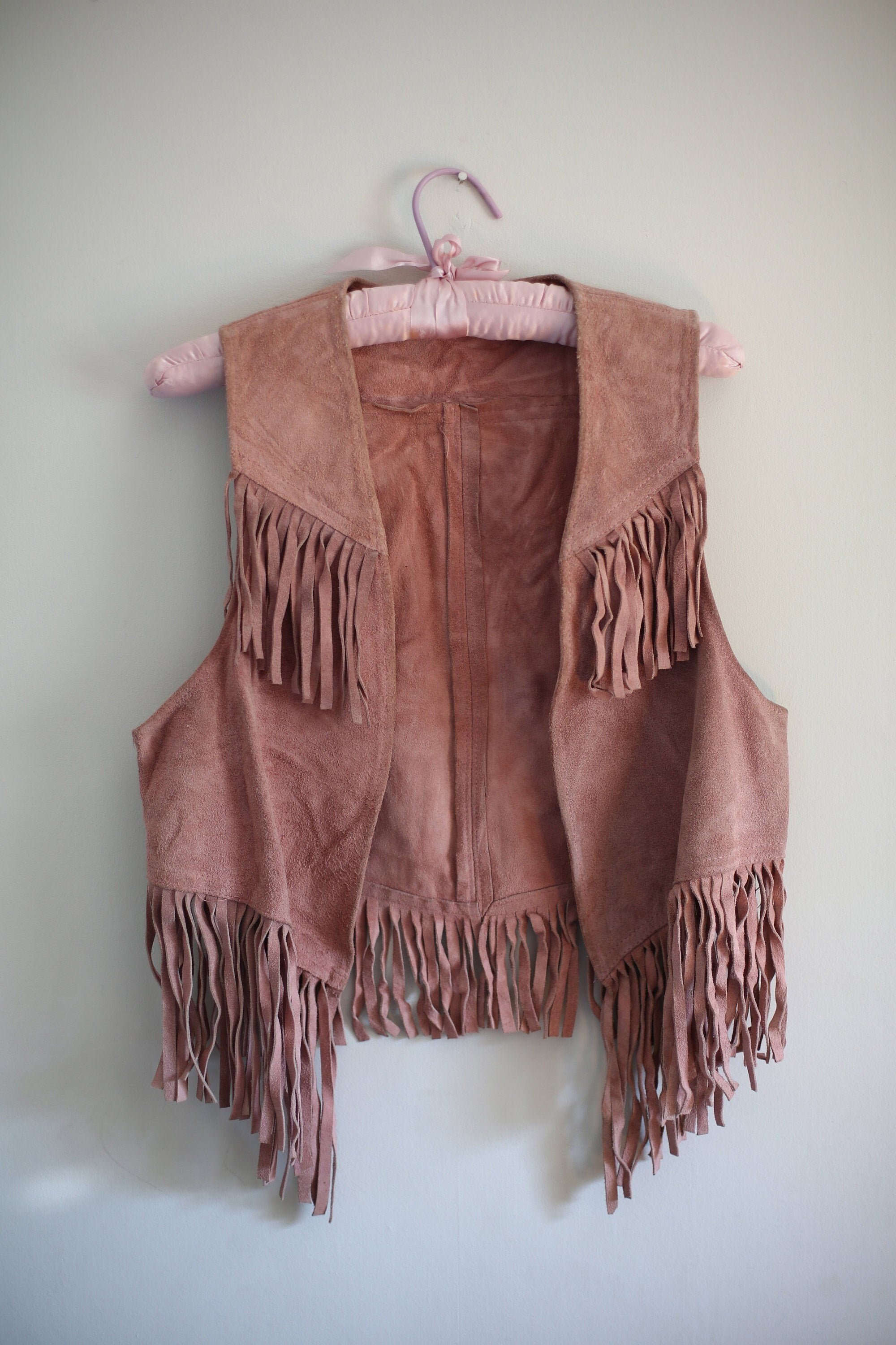 Pink fringe hotsell vest