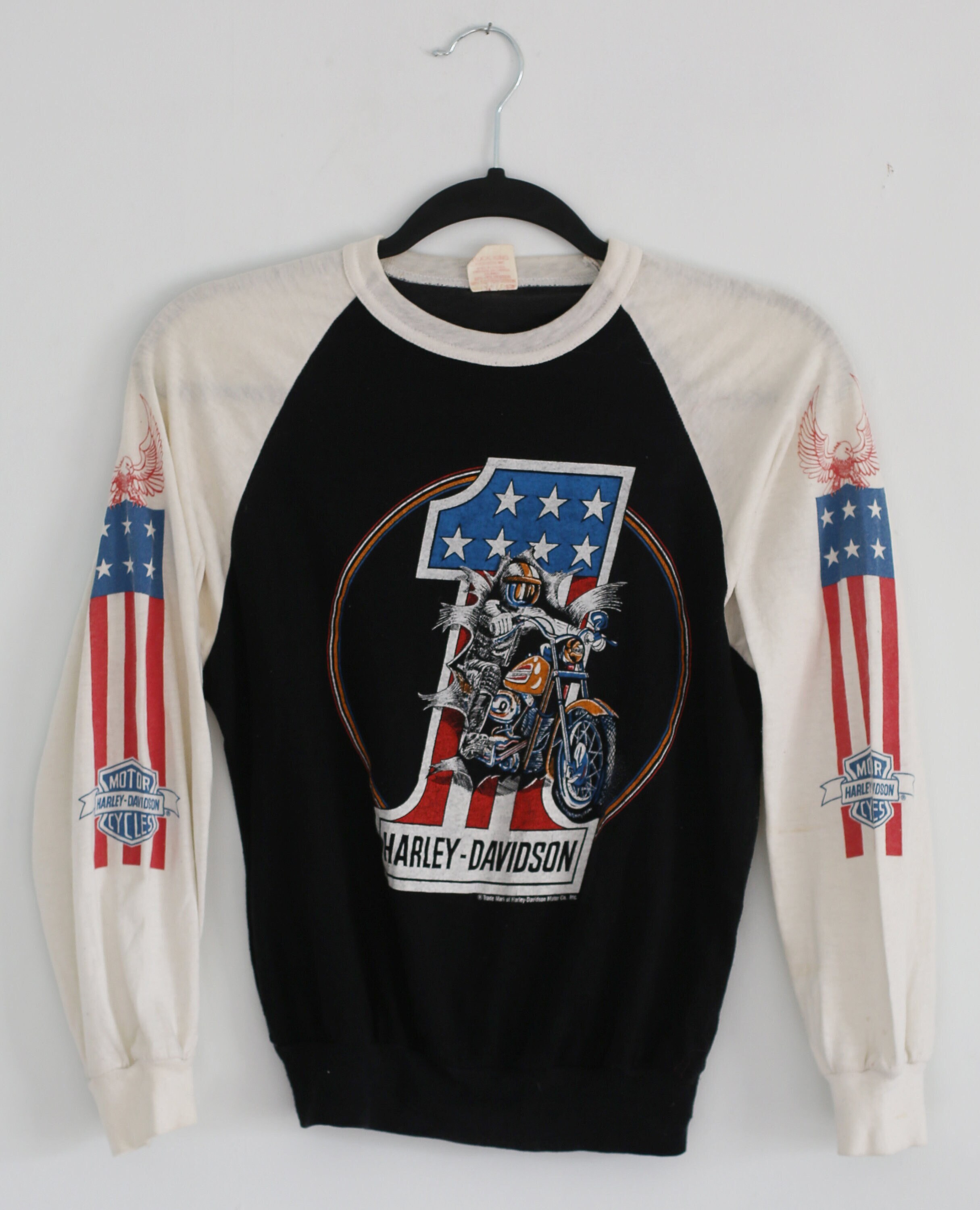 Rare Vintage 1970s #1 Harley Davidson T-shirt! - Etsy