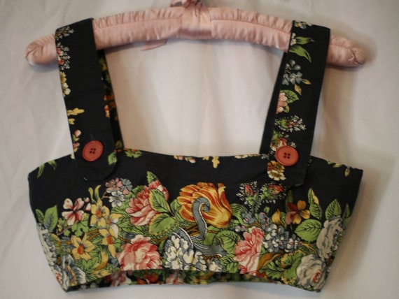 Rare Mary Quant Floral Crop Top