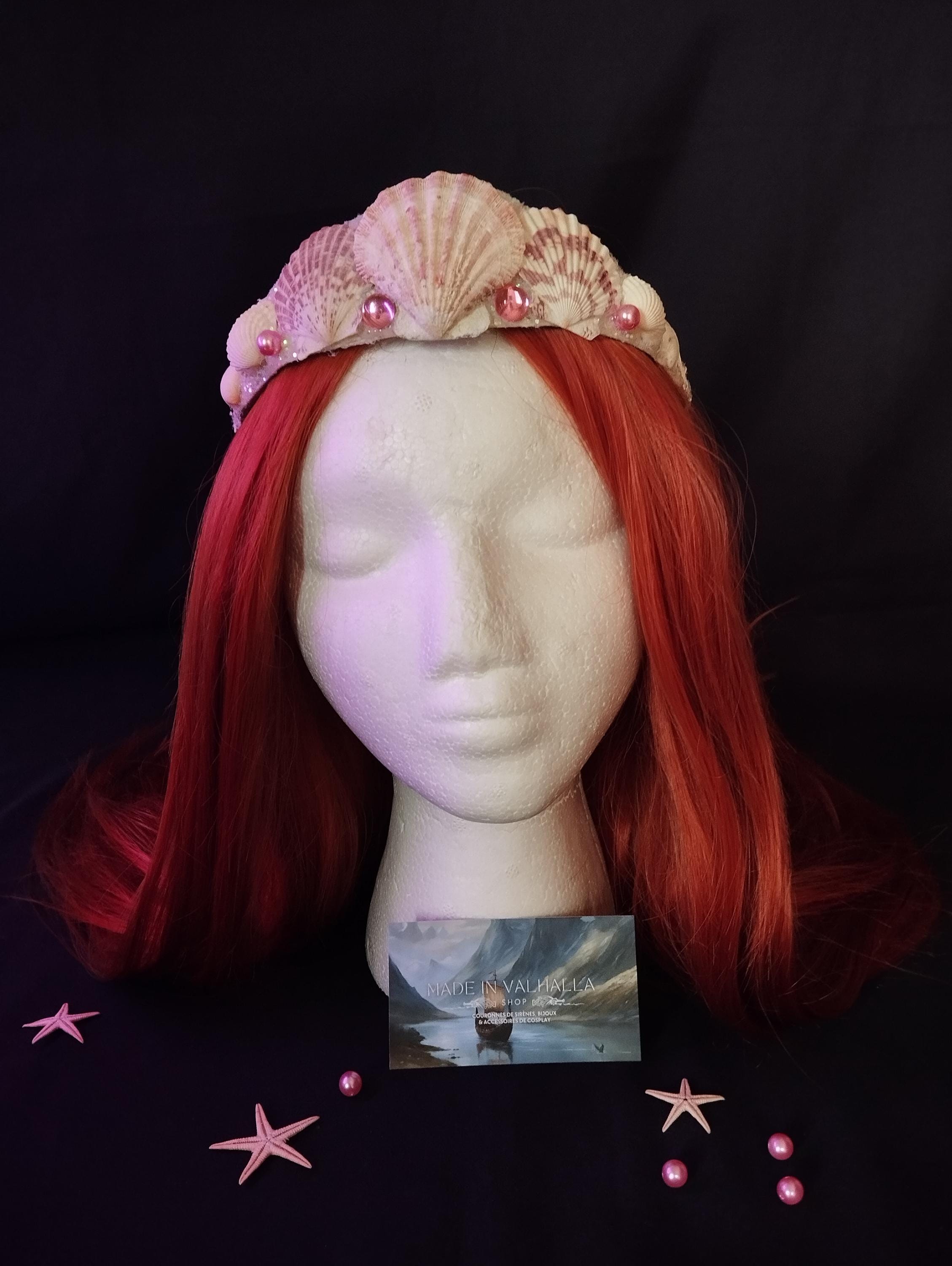Couronne De Sirène En Maille 14 Pouces - Décoration Artisanale Neuve