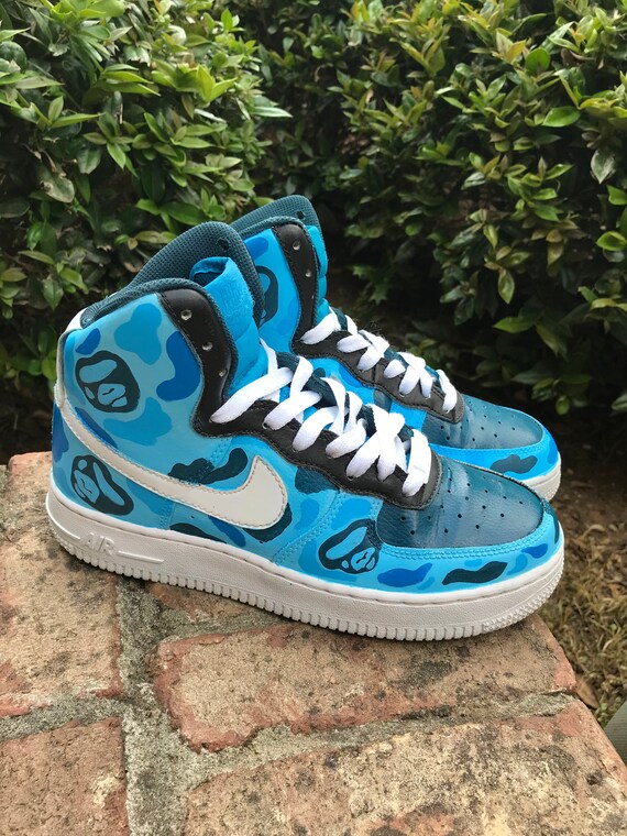 air force 1 high top camo