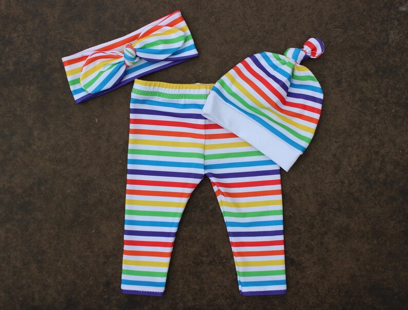 rainbow baby leggings