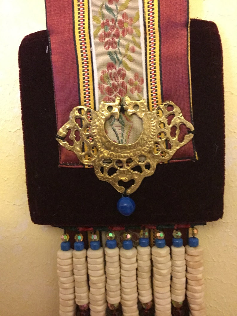 Lebanese Commemorative Type of Brass and Ribbon Wall Decor Etsy