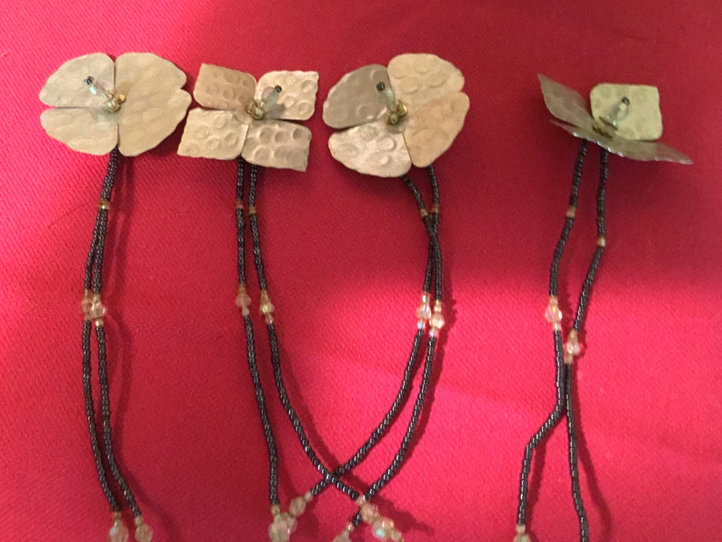 Metal Floral Lebanese Napkin Holders