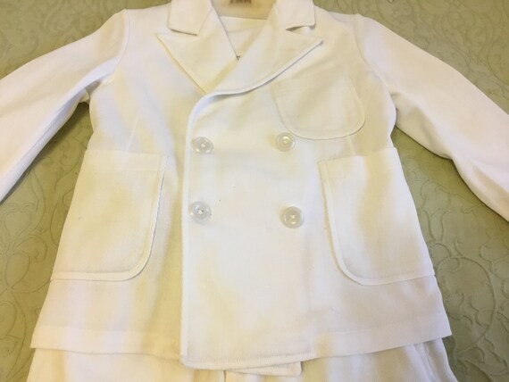 Vintage Tom Sawyer 2 piece Boys White Suit