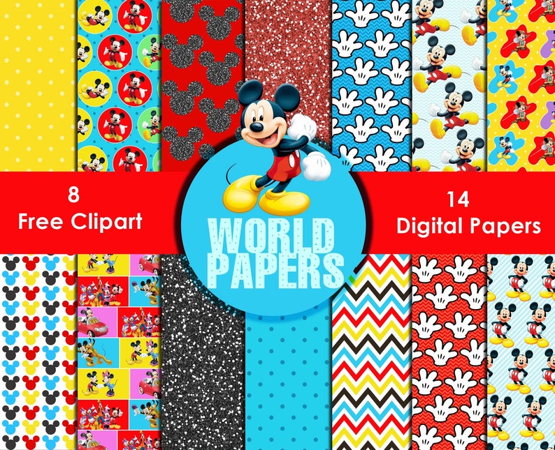 Creation of mickey mouse image