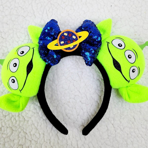 Green Alien  Inspired Mouse Ears!