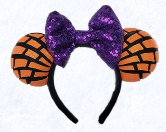 Glitter  "Halloween" Concha  Inspired Mouse Ears
