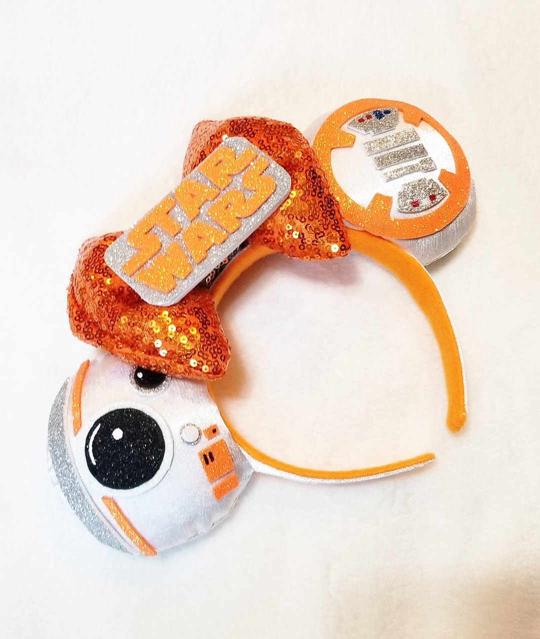 Bb8/star Wars/galaxy Edge Inspired Magical Mouse Ears With  display picture 3