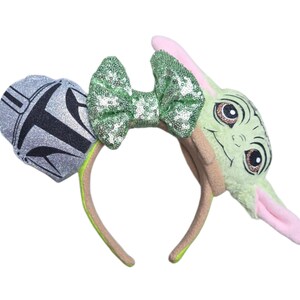 The Mandalorian/ Grogu Inspired Mouse  Magical Ears!