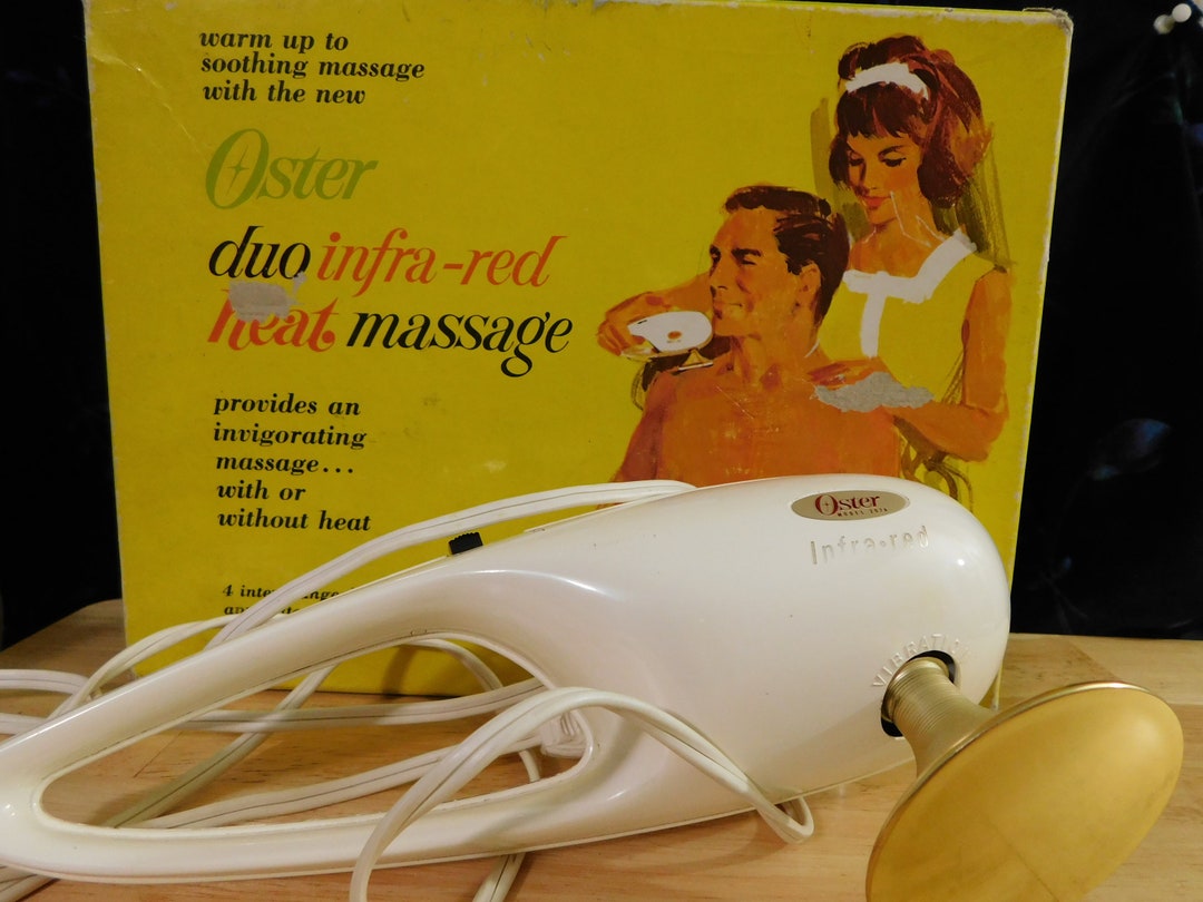 Vintage Oster Vibrador Vibrador Masaje Masajeador Con Caja Trabajando Buen Cond. retro rareza medica ayuda de espalda rosa mediados de siglo sexy vint Etsy Espana
