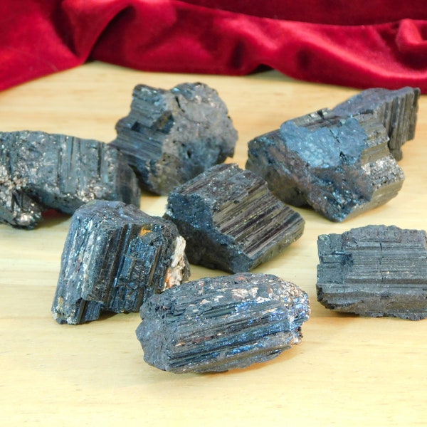 1 pc Large Rough Black Tourmaline (1.5" gemstone crystal pagan wiccan witch altar healing chakra gift rocks stones goblincore)