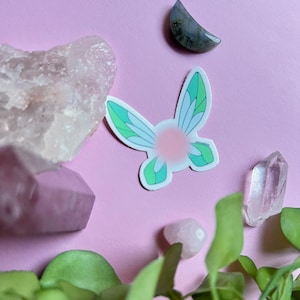 Zelda fairy sticker | navi, legend of zelda sticker, water bottle sticker, laptop decal, breath of the wild, tears of the kingdom