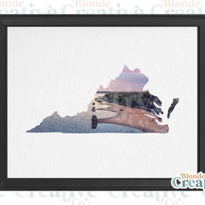 Colonial Beach | Digital Watercolor Print | Colonial Beach, Virginia Poster | Digital Download | (1)