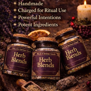 Ms. G's Hoodoo Herb Blends H-Z: Nature’s Magic in Every Bag