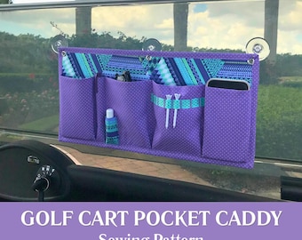 DIY Golf Cart Organizer PDF Pattern: Storage Pocket Accessory