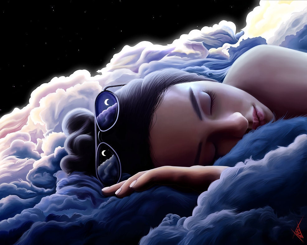 Tableau Nyx - Toile sur Châssis Art Déco