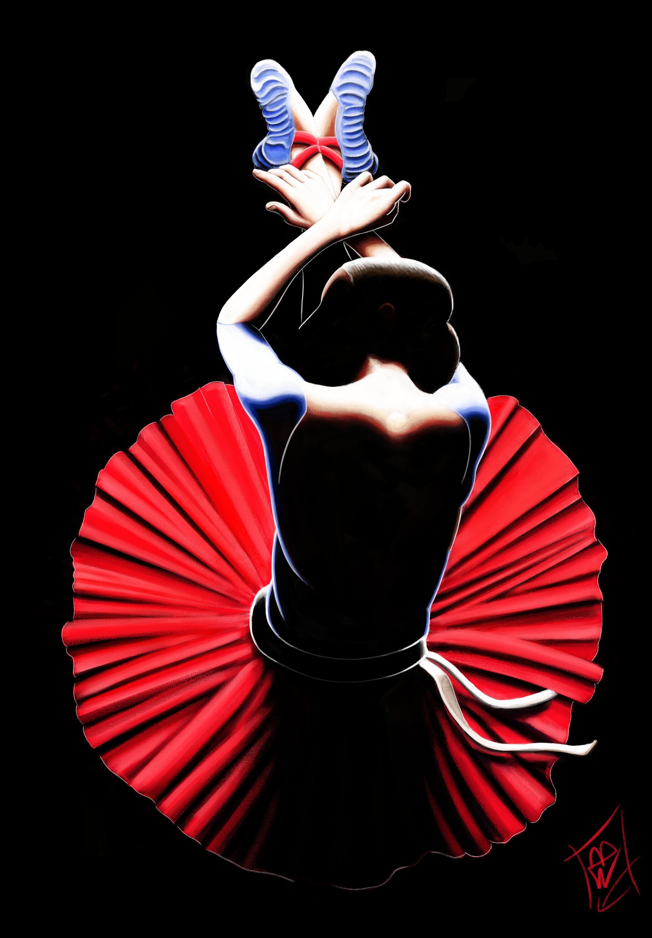 Tableau Amaryliss - Toile sur Châssis Art Déco