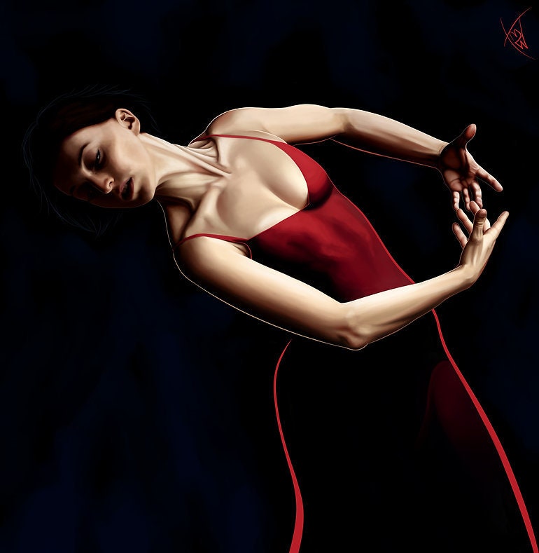 Tableau Rosacée - Toile sur Châssis Art Déco