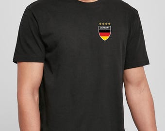 Organic Cotton Germany T-shirt, Football Shirt, Mannschaft Shirt, German Flag Shirt, World Cup Shirt, Deutschland Shirt, Size XS - 5XL