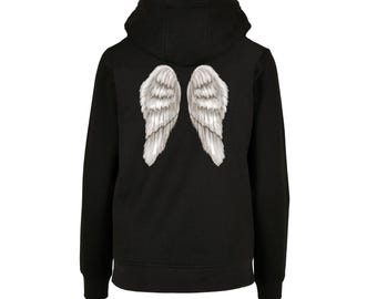 Angel Wings Hoodie, Wings Hoodie, Birthday Gift, Size S - 3XL