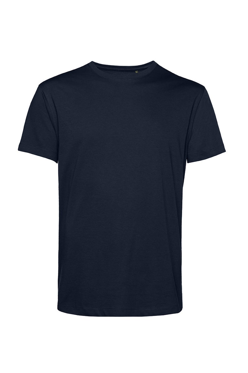 T-shirts unis en coton biologique vierge pour hommes, taille XS à 5XL image 8