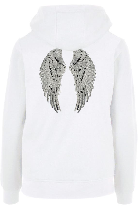 Générique Angel Hoodie - Felpa con cappuccio da donna con