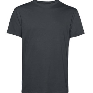 T-shirts unis en coton biologique vierge pour hommes, taille XS à 5XL image 6
