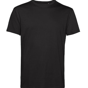 T-shirts unis en coton biologique vierge pour hommes, taille XS à 5XL image 5