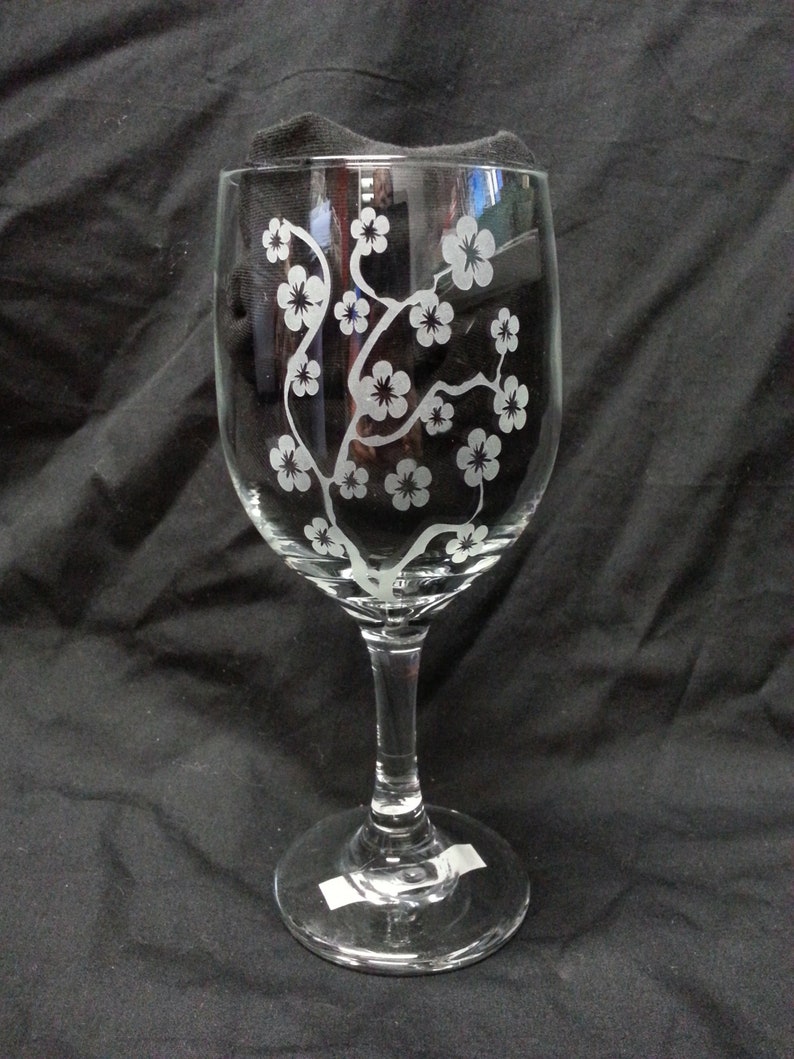 Hawaiian Etched Wine Glasses Etsy