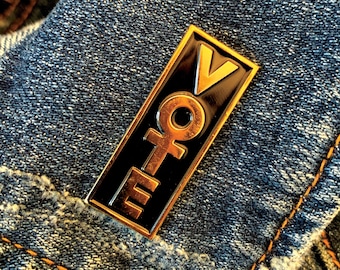 Feminist Vote Pin  (profits donated to aclu.org)