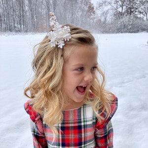 Snowflake Hair clip, Snowflake Headband