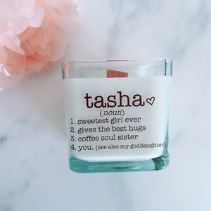 Best Friend Gift | Personalized Best Friend Gifts | Friend Candle | Personalized Gifts with Name | Mother's Day Gifts for Friends