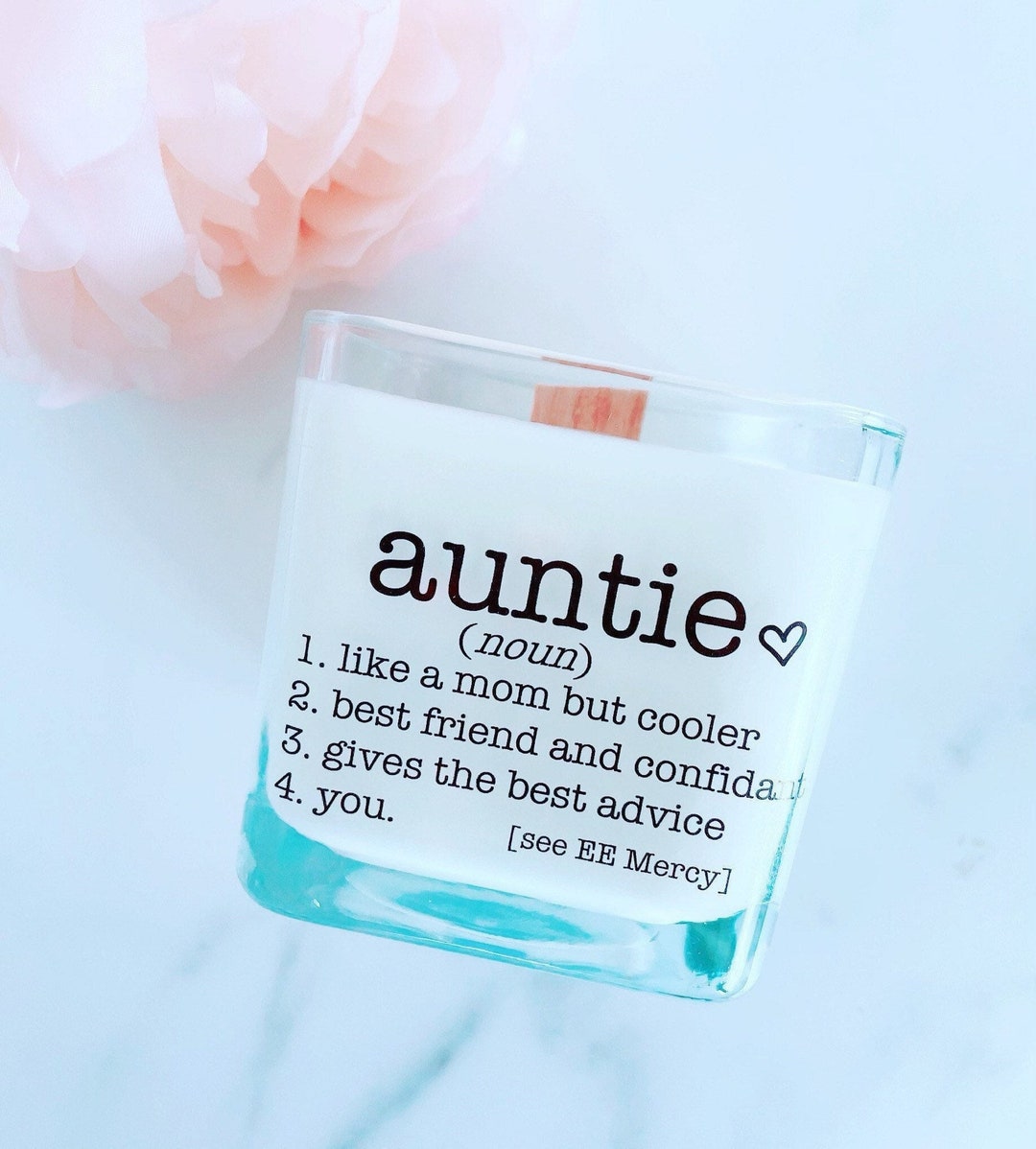 Personalized Aunt Candle Gifts for Aunts New Aunt Gift Aunt Wedding