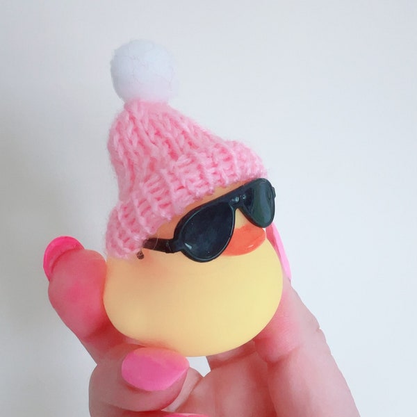 NEW Spring Ducks with Beanie | Jeeping Ducks | Rubber Ducks with Sunglasses | Ducks for Ducking | Mother's Day Gifts for Jeeper