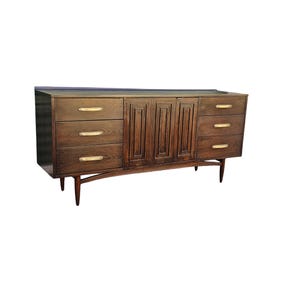 Vintage Dark Wood Dresser - Etsy