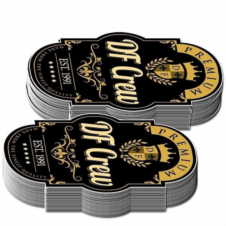 25 Custom Die Cut Vinyl Stickers Pack Your Custom Vinyl Etsy