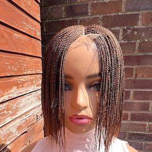 Peluca de trenza de plumas: microtrenzas, color 30