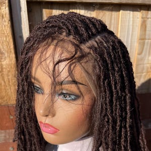 Color 33 Full Lace Dreads Wig, Shoulder Length