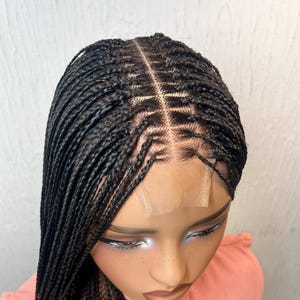 Color 1 and 30 ombre Braided Wig - waist Length, Small braids