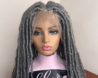 Gray Faux Locs Natural locs Dread Locs