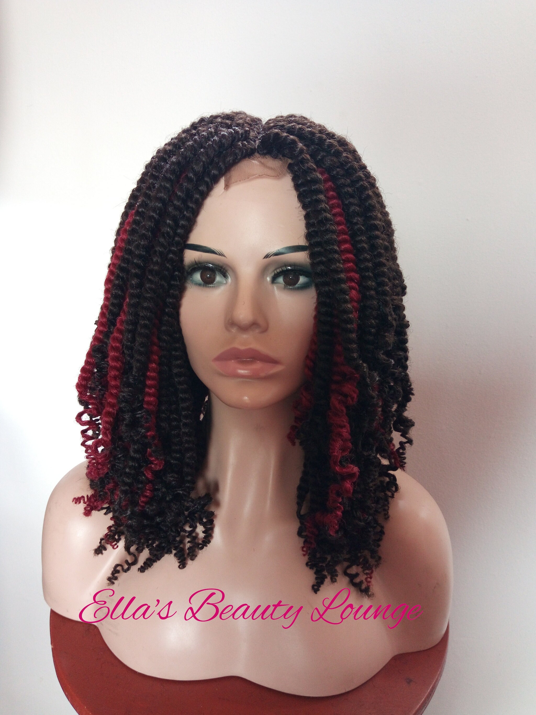 Kinky Braids Wig Etsy